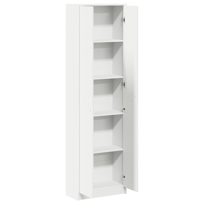 vidaXL Wardrobe with Shelf White 55 x 25 x 189 cm Engineered wood