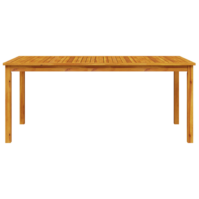 vidaXL Garden Dining Set 7 pcs Brown Solid Acacia Wood