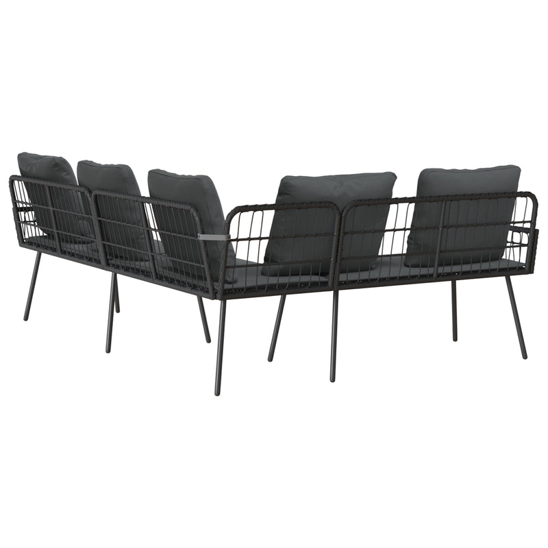 vidaXL Sofa with Cushion Grey 61.5 x 123 x 82cm Metal