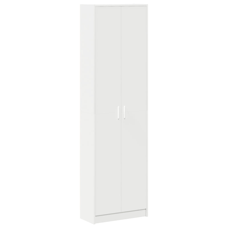 vidaXL Wardrobe with Shelf White 55 x 25 x 189 cm Engineered wood