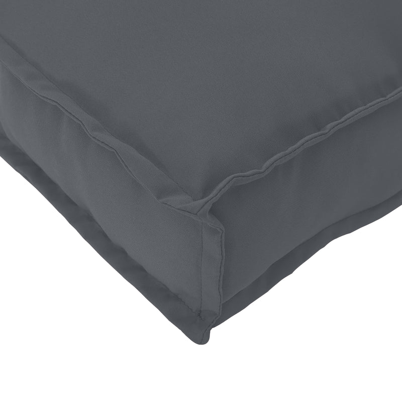 vidaXL Pallet Cushion for Backrest Anthracite 120 x 40 x 12 cm