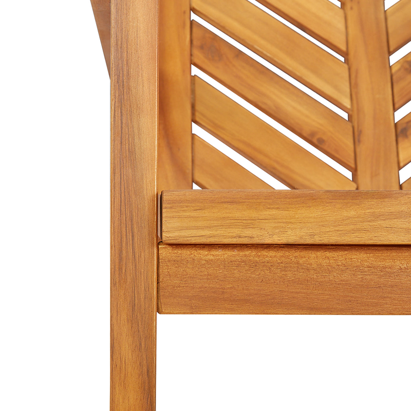 vidaXL Garden Dining Set 3 pcs Brown Solid Acacia Wood