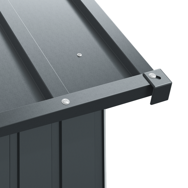 vidaXL Bird Cage Anthracite 215 x 210 x 247 cm Galvanised Steel