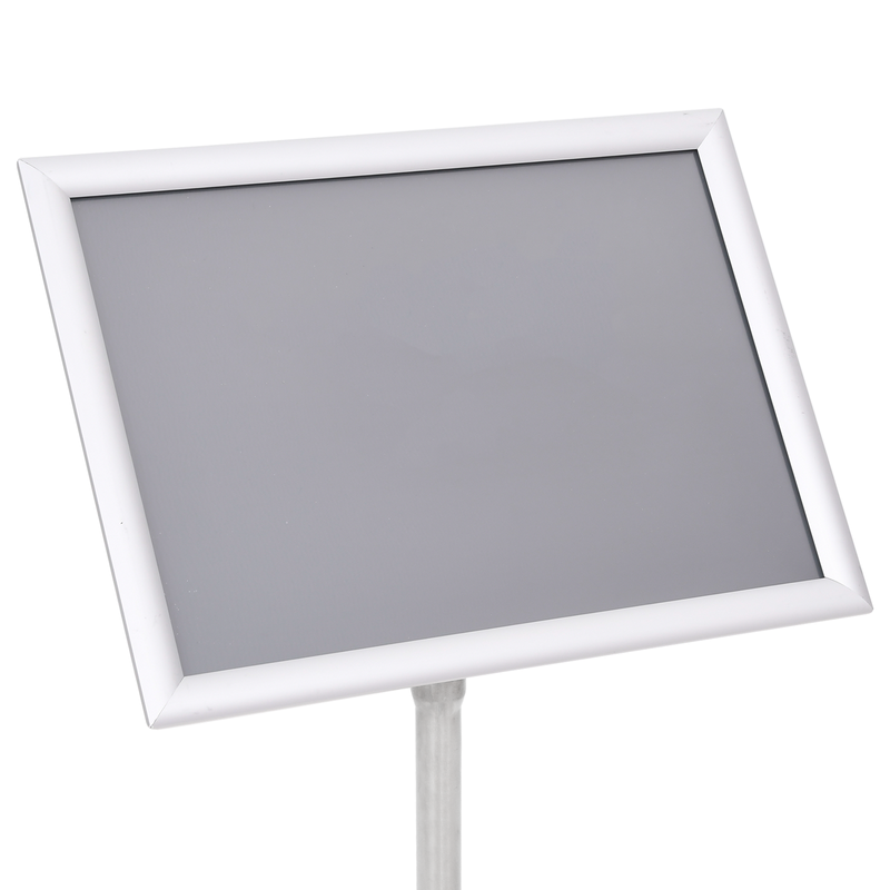 vidaXL Poster Stands 2 pcs Silver 32.7 x 24 x 108 cm Aluminium