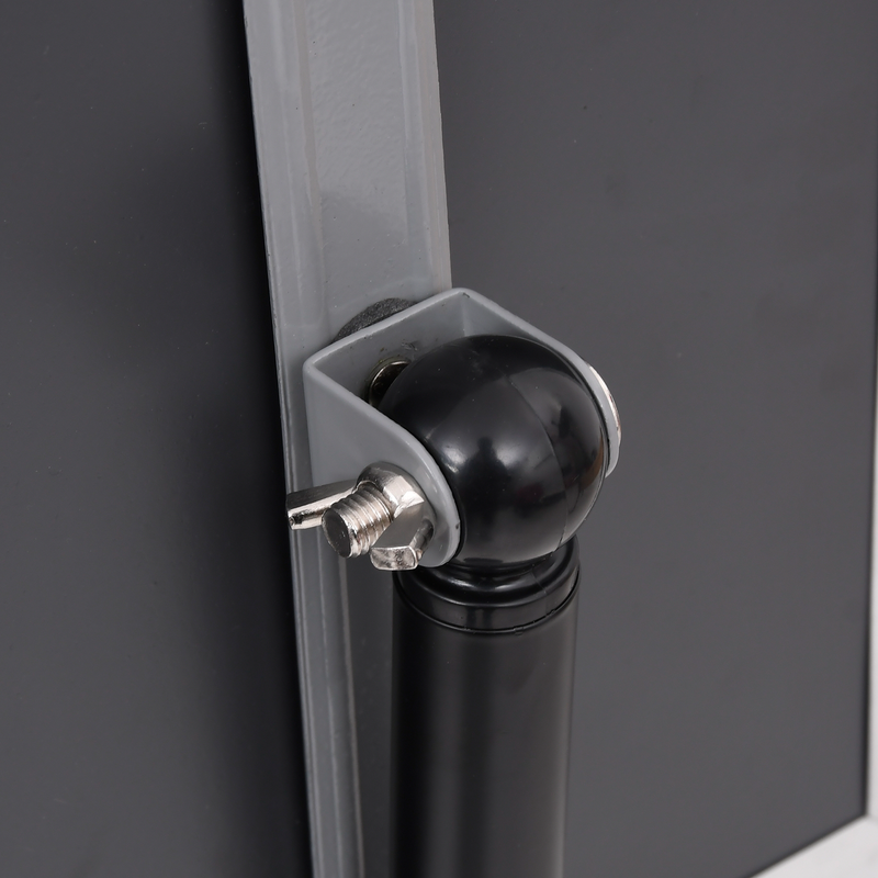 vidaXL Poster Stands 2 pcs Black 32.7 x 24 x 108 cm Aluminium
