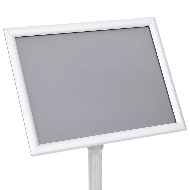 vidaXL Poster Stands 2 pcs Silver 32.7 x 24 x 108 cm Aluminium