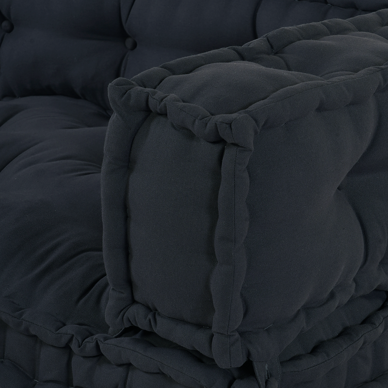 vidaXL Sofa Cushion 3 pcs Anthracite Fabric
