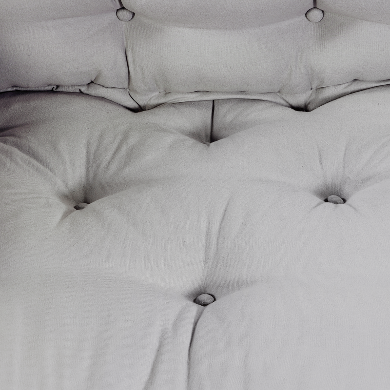vidaXL Sofa Cushion 3 pcs Grey Fabric