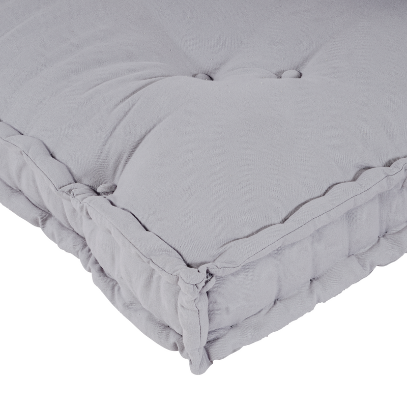 vidaXL Sofa Cushion 2 pcs Grey Fabric