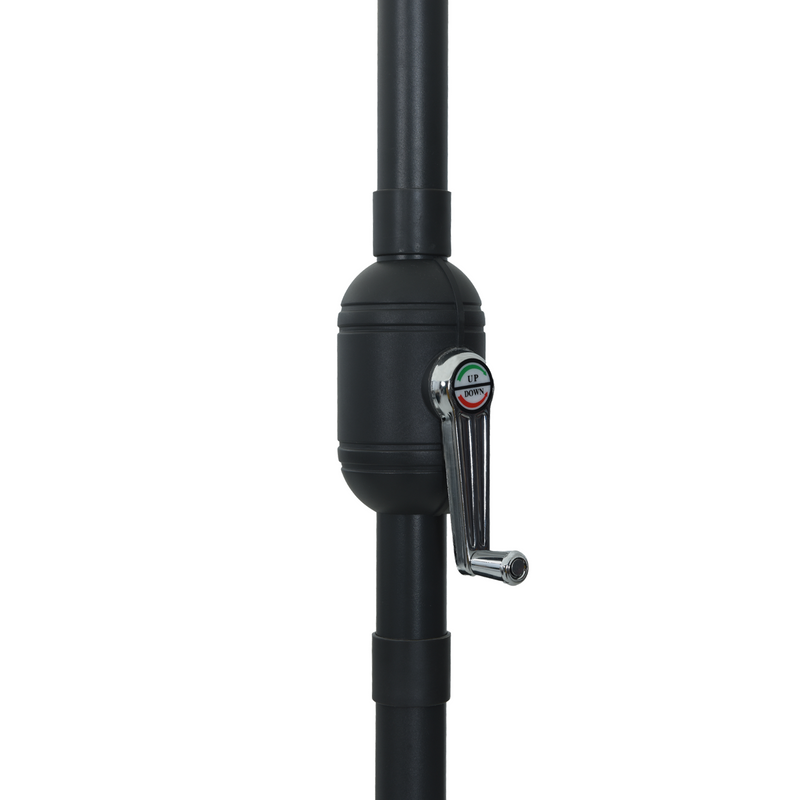 vidaXL Garden Parasol Anthracite 395 x 395 x 245 cm Polyester