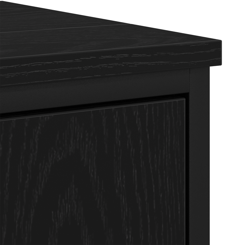 vidaXL Bathroom Sink Cabinet Black Oak 60 x 30 x 60 cm Engineered Wood