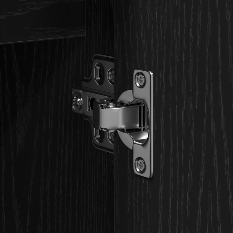 vidaXL Bathroom Sink Cabinet Black Oak 60 x 30 x 60 cm Engineered Wood