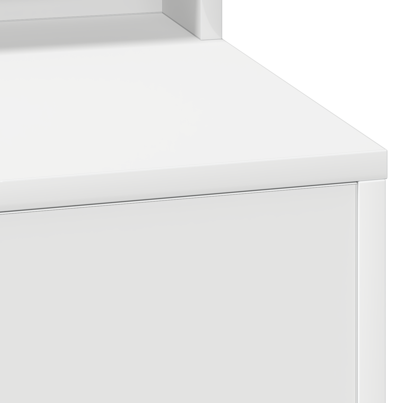 Dressing Table White 78,5 x 41 x 135 cm Engineered Wood