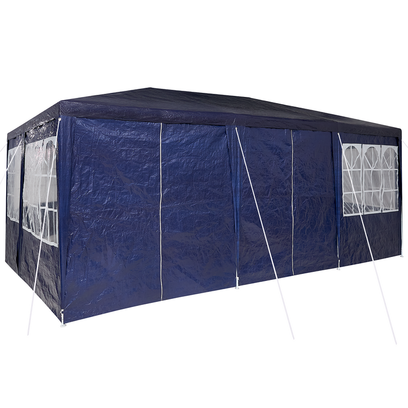 vidaXL Party Tent Blue 600 x 400 x 266 cm Polyethylene