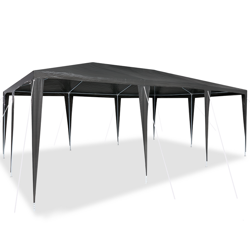 vidaXL Party Tent Anthracite 600 x 400 x 266 cm Polyethylene and Steel