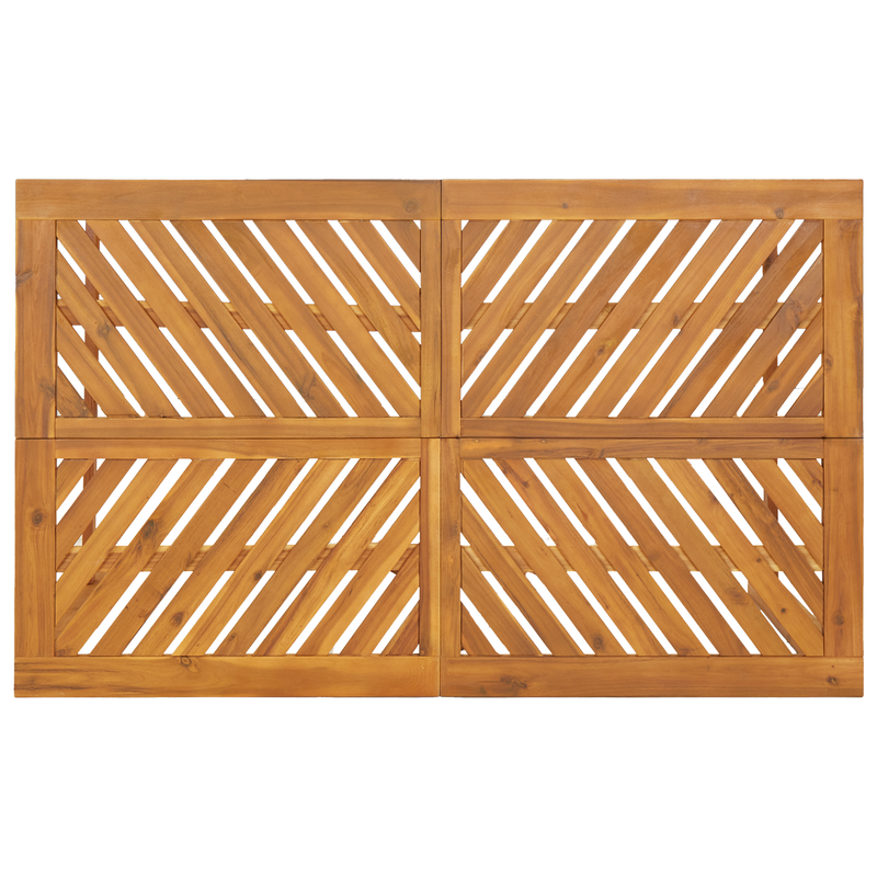 vidaXL Garden Dining Set 5 pcs Brown Solid Acacia Wood