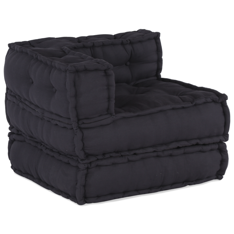 vidaXL Modular Sofa 2 pcs Anthracite 140 x 70 x 56 cm Fabric