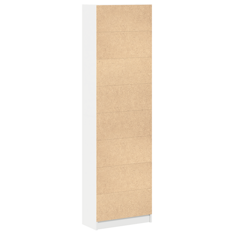vidaXL Wardrobe with Shelf White 55 x 25 x 189 cm Engineered Wood