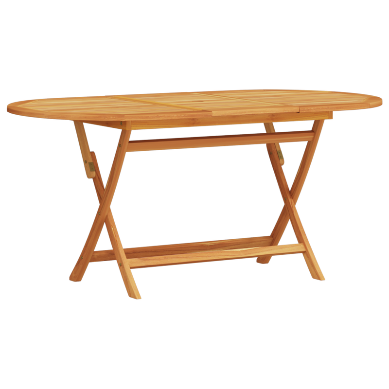 vidaXL Garden Dining Set Folding 5 pcs Brown Solid acacia wood