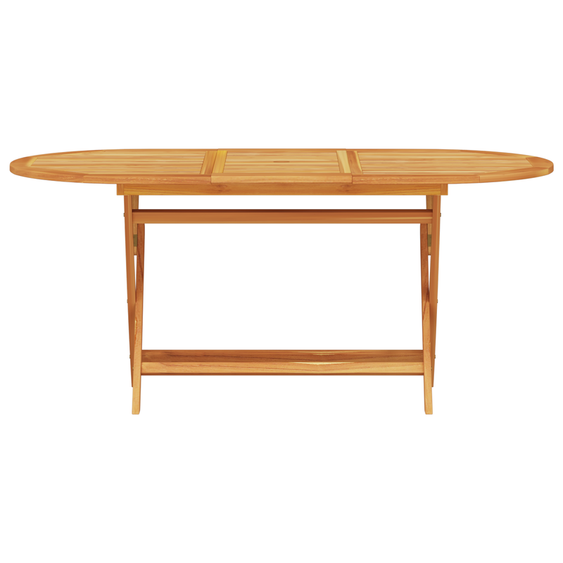 vidaXL Garden Dining Set Folding 7 pcs Brown Solid acacia wood