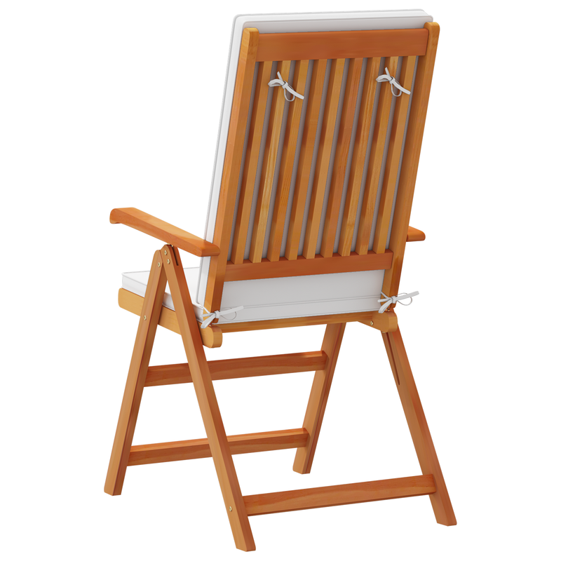 vidaXL Garden Chair 4 pcs Brown 57 x 71.5 x 104cm Solid Teak wood