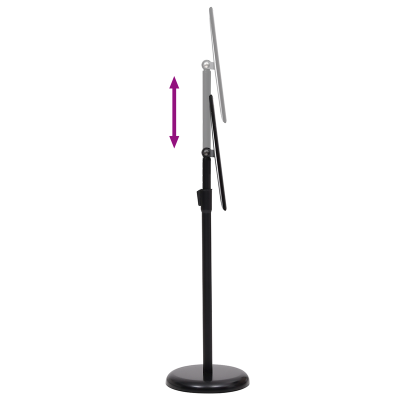 vidaXL Poster Stands 2 pcs Black 32.7 x 24 x 108 cm Aluminium
