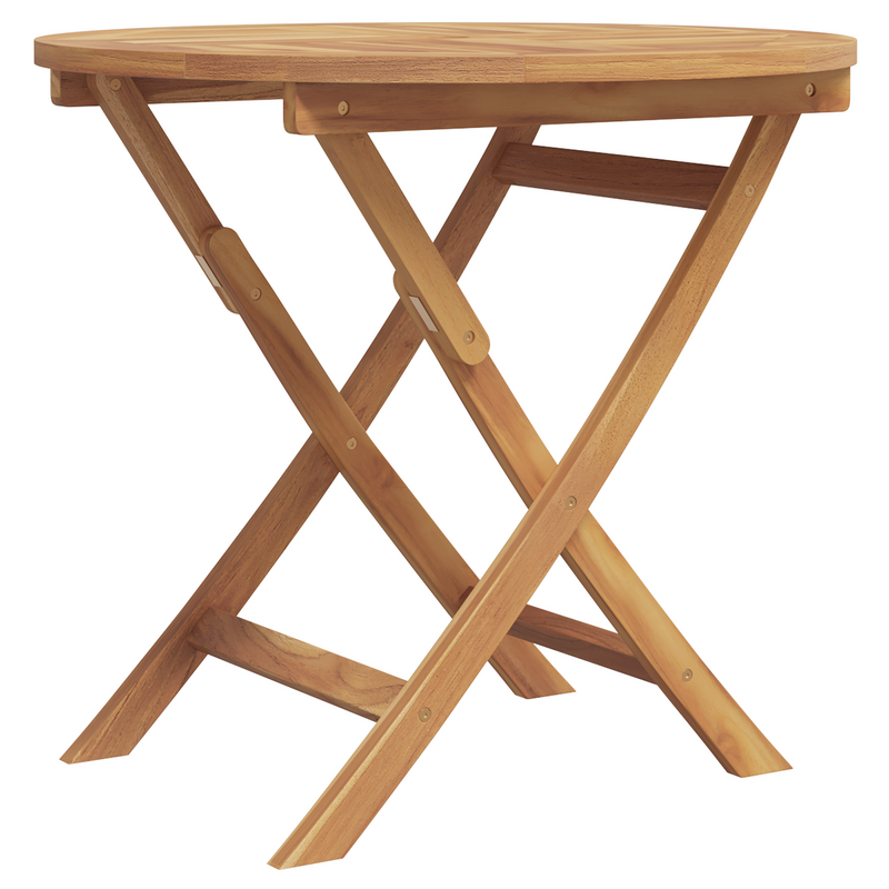 vidaXL Garden Dining Set 2 pcs Brown Solid teak wood