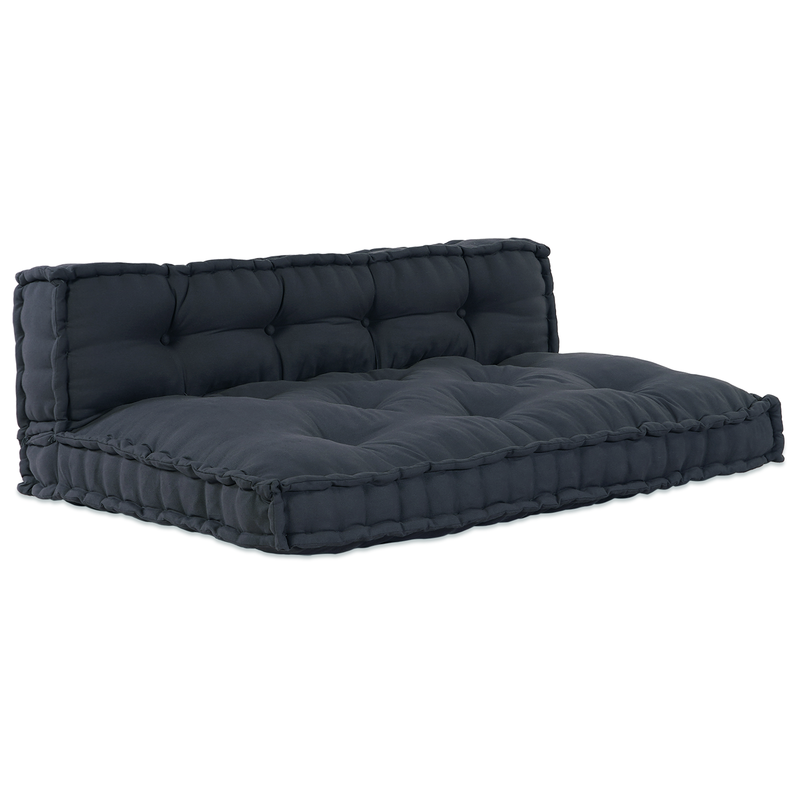 vidaXL Sofa Cushion 2 pcs Anthracite Fabric