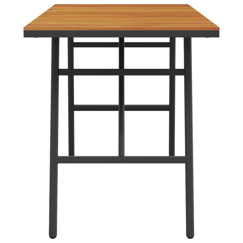 vidaXL Dining Table Brown 110 x 55 x 62 cm Solid Acacia Wood