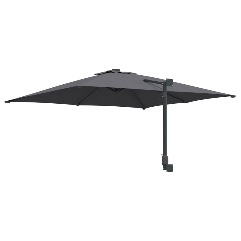 vidaXL Garden Parasol Anthracite 248,5 x 247,5 x 160 cm