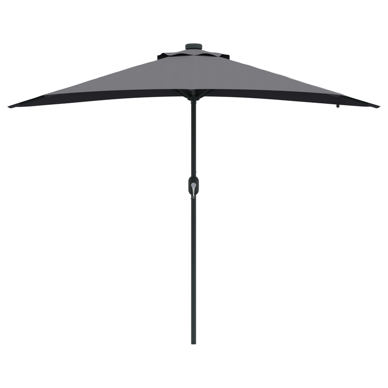 vidaXL Garden Parasol Anthracite 294 x 150 x 223 cm Fabric
