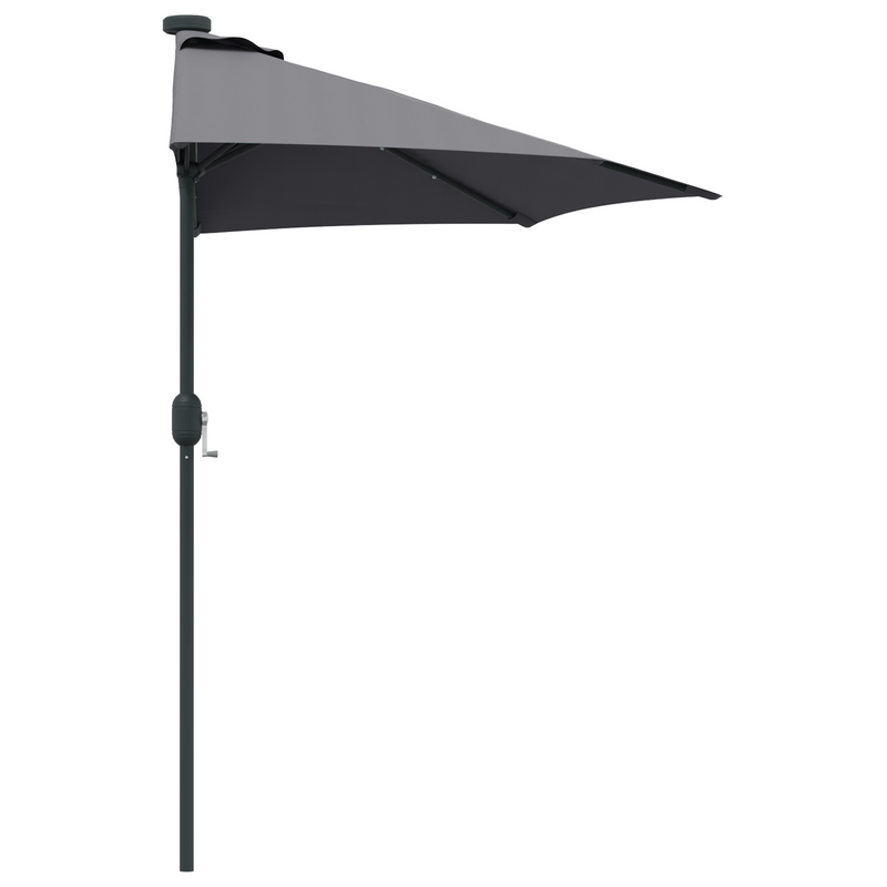 vidaXL Garden Parasol Anthracite 294 x 150 x 223 cm Fabric