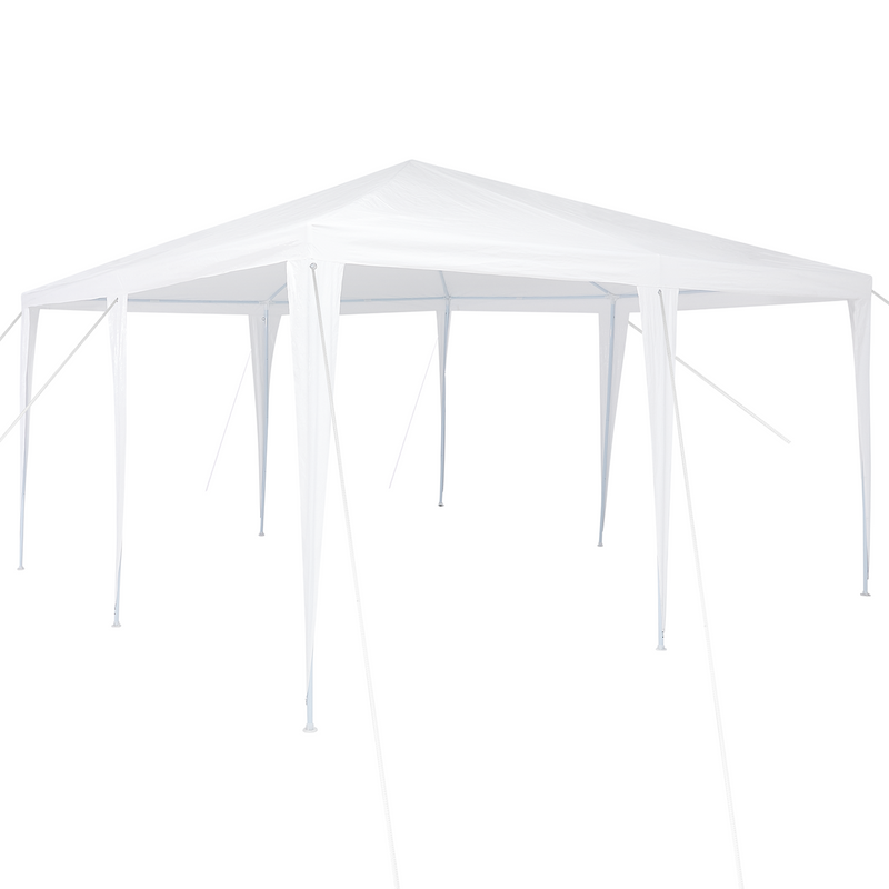 vidaXL Party Tent White 400 x 400 x 266 cm Polyethylene and Steel