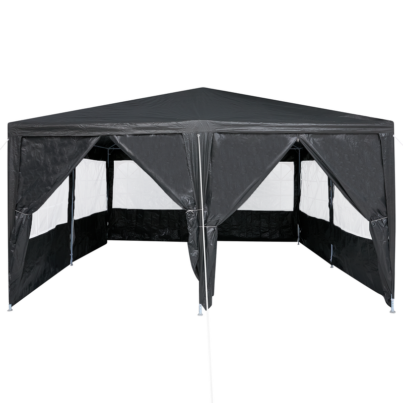 vidaXL Party Tent Anthracite 400 x 400 x 266 cm Polyethylene