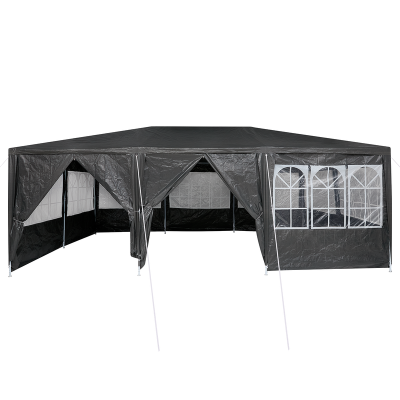 vidaXL Party Tent Anthracite 600 x 400 x 266 cm Polyethylene