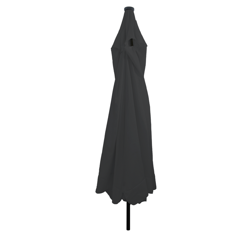 vidaXL Garden Parasol Anthracite 395 x 395 x 245 cm Polyester