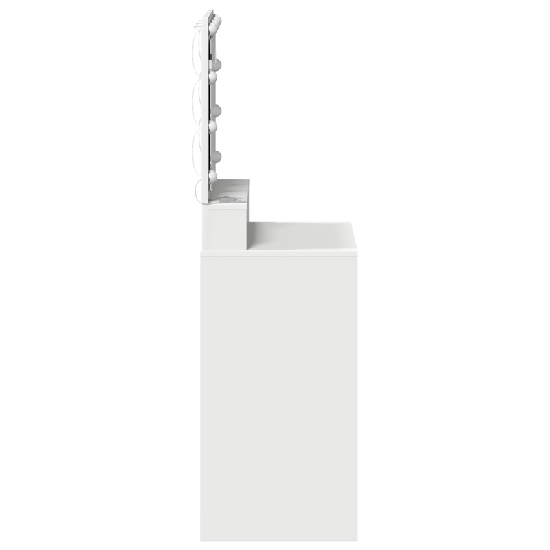 Dressing Table White 50 x 41 x 135 cm Engineered Wood