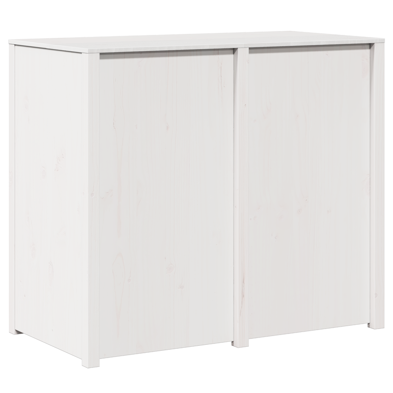 vidaXL Kitchen Cabinet Warm White 106 x 55 x 92 cm Solid Pine Wood
