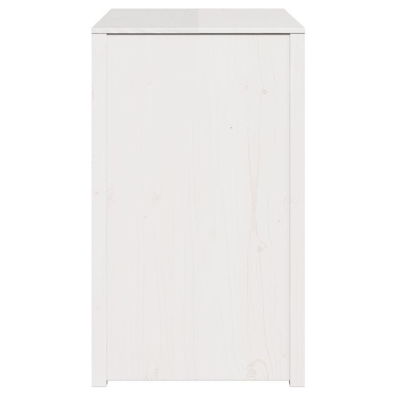 vidaXL Kitchen Cabinet Warm White 106 x 55 x 92 cm Solid Pine Wood