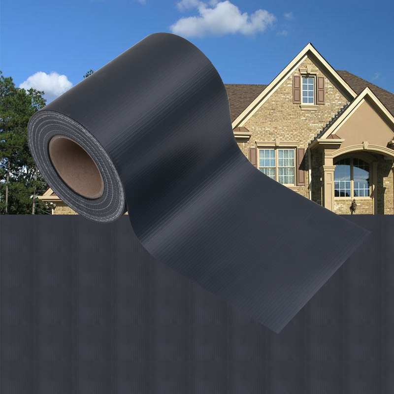 vidaXL Garden Privacy Screens 2 pcs Dark Grey 35 x 0,19 m PVC