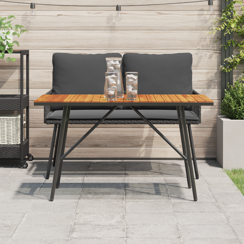 vidaXL Dining Table Brown 110 x 55 x 62 cm Solid Acacia Wood