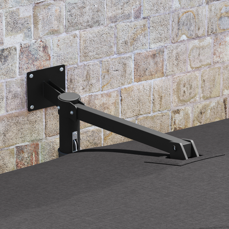 vidaXL Garden Parasol Anthracite 248,5 x 247,5 x 160 cm