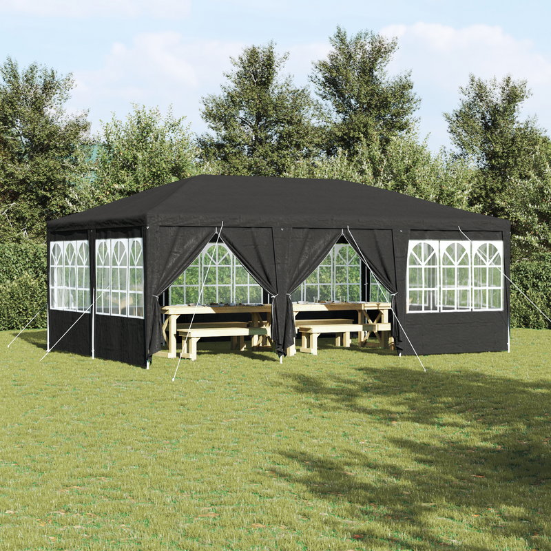 vidaXL Party Tent Anthracite 600 x 400 x 266 cm Polyethylene