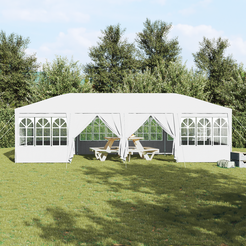 vidaXL Party Tent White 800 x 400 x 266 cm Polyethylene