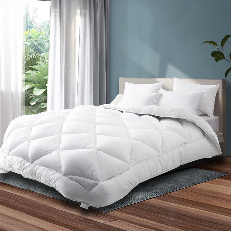 Bedra Microfibre Bamboo Winter Quilt 750GSM Microfiber Duvet Doona Queen