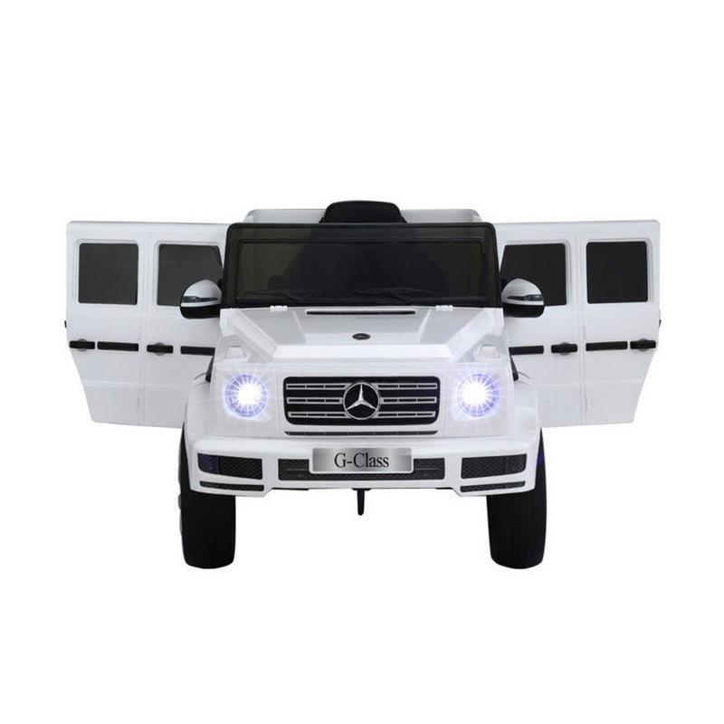 Kids Ride On Car Licensed G500 Electric Toys Horn Remote 12V White