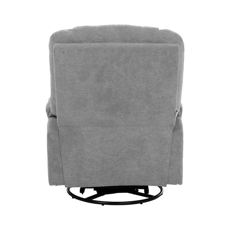 Oikiture Electric Recliner Massage Chair 360 Swivel Grey