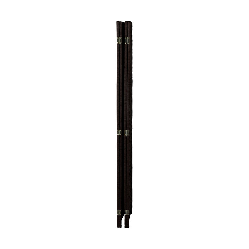 Oikiture 4 Panel Room Divider Privacy Screen Brown