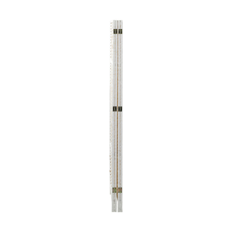 Oikiture 4 Panel Room Divider Privacy Screen White