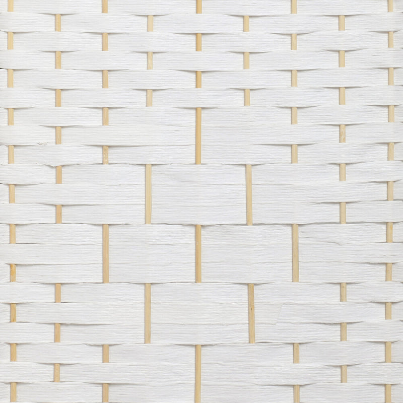 Oikiture 4 Panel Room Divider Privacy Screen White
